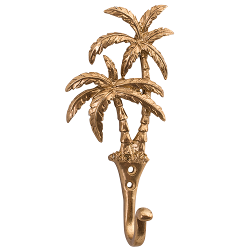 Maui Palms Wall Hook | Gold