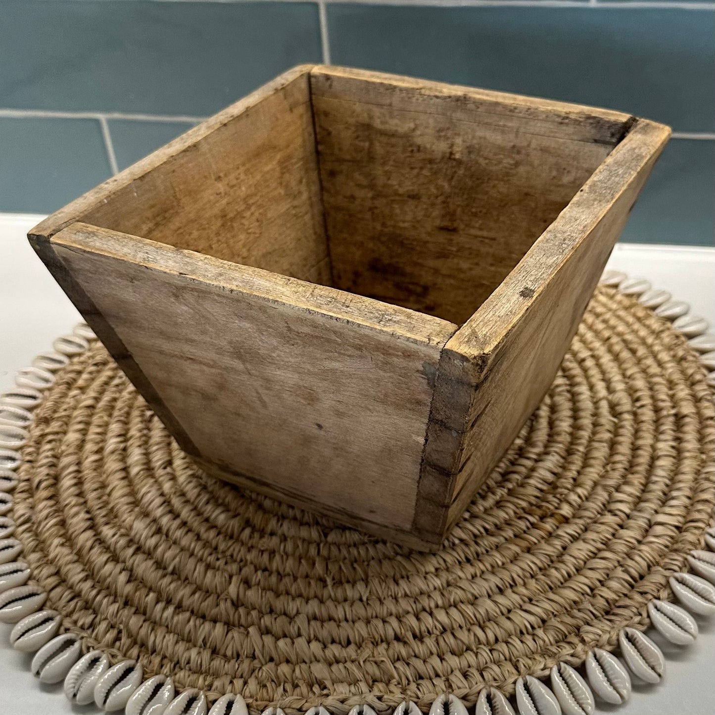 Vintage Timber Rice Measure | Large
