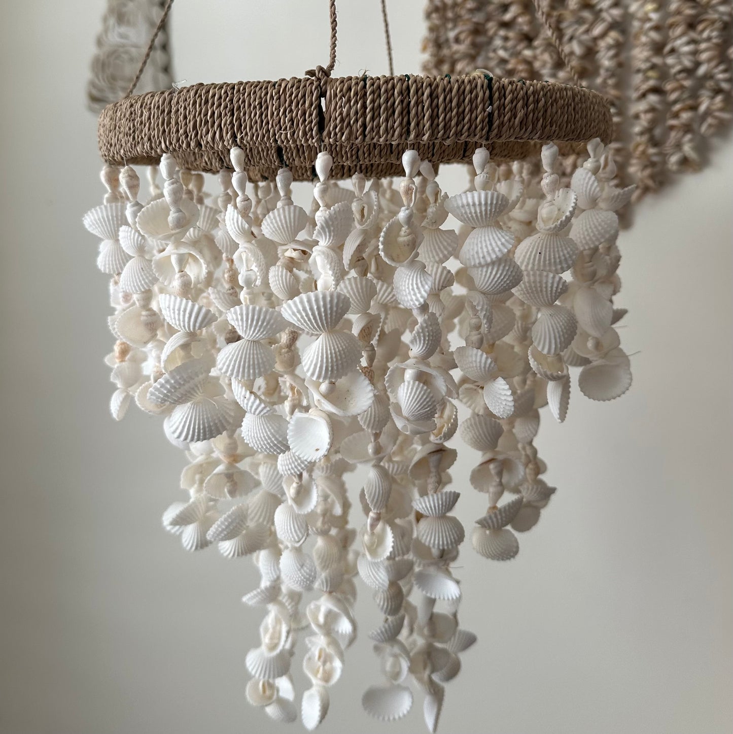Tradewinds BoHo Shells Wind Chime Chandelier | Hanging | Small | ONLY 1 LEFT