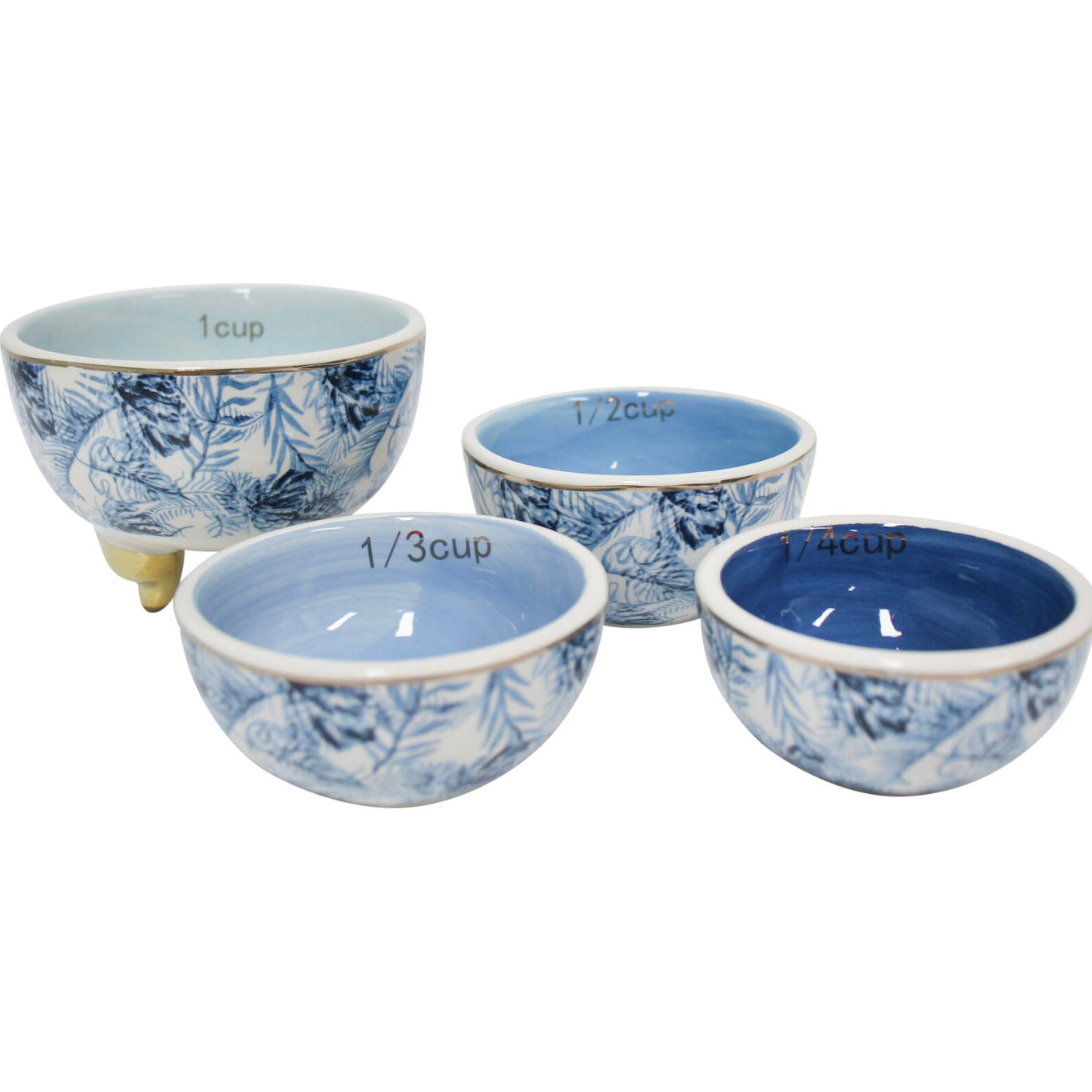 Measuring Cups Island Blue | Porcelain | Set of 4 | JUST ARRIVED