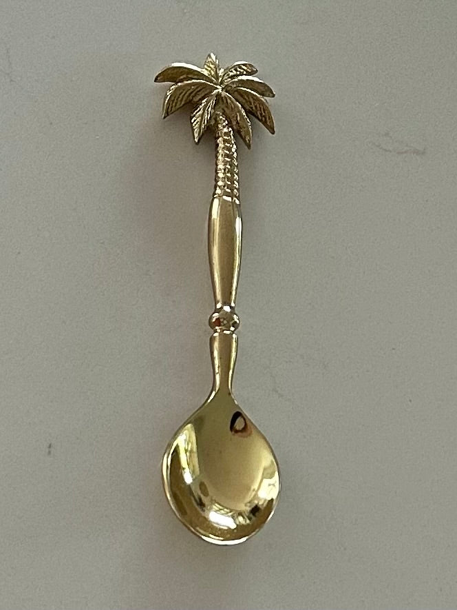 Brass Teaspoon | Palm Tree