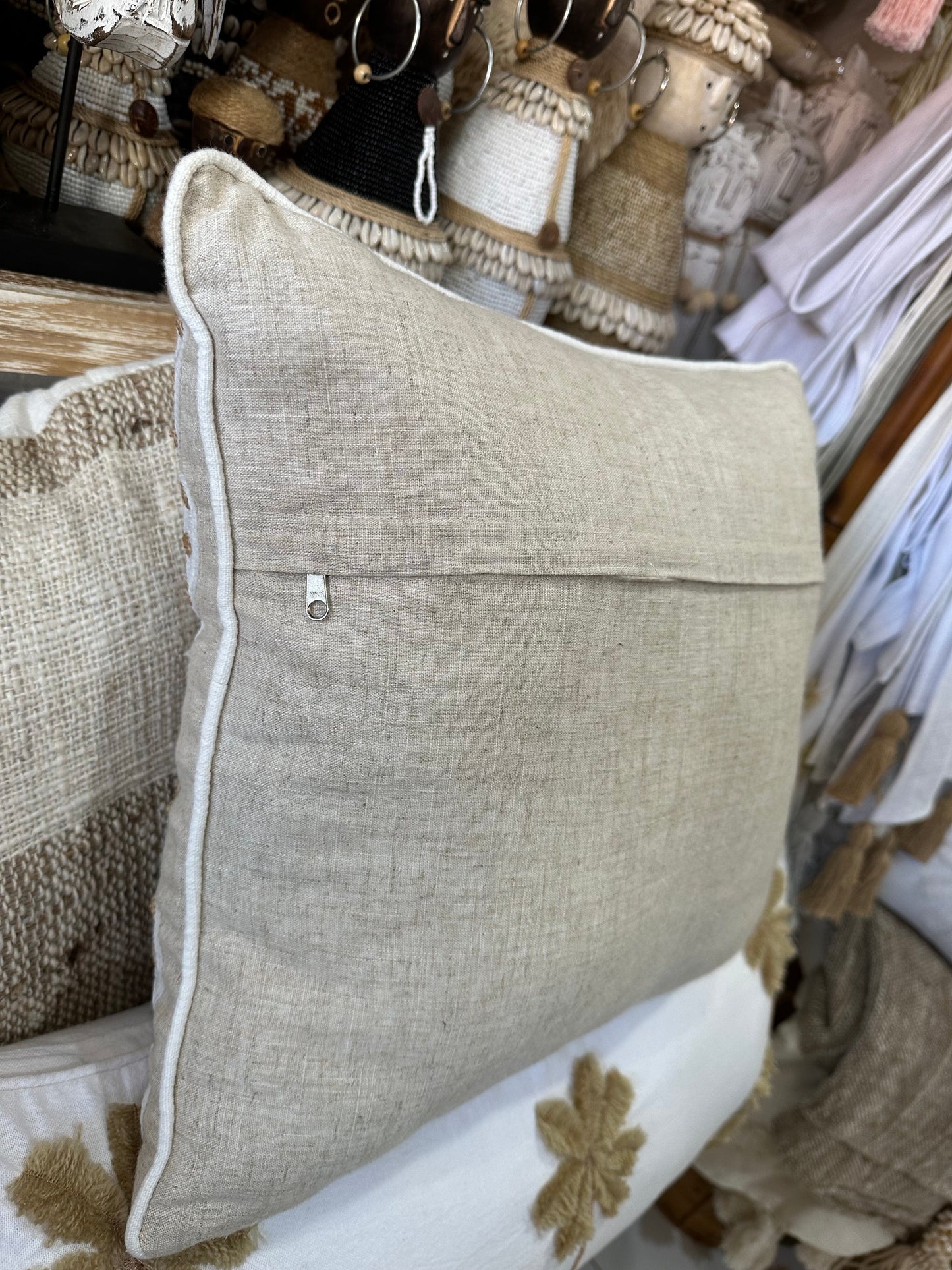 Arizona Boho Cactus Linen Cushion Cover | 2 SIZES | Re Stocked