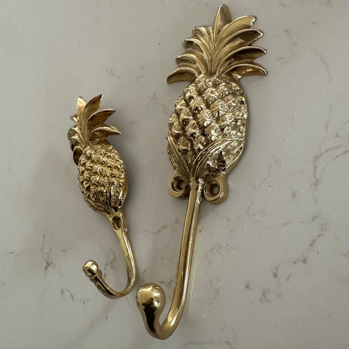 Classic Brass Wall Hook | Pineapple | GOLD