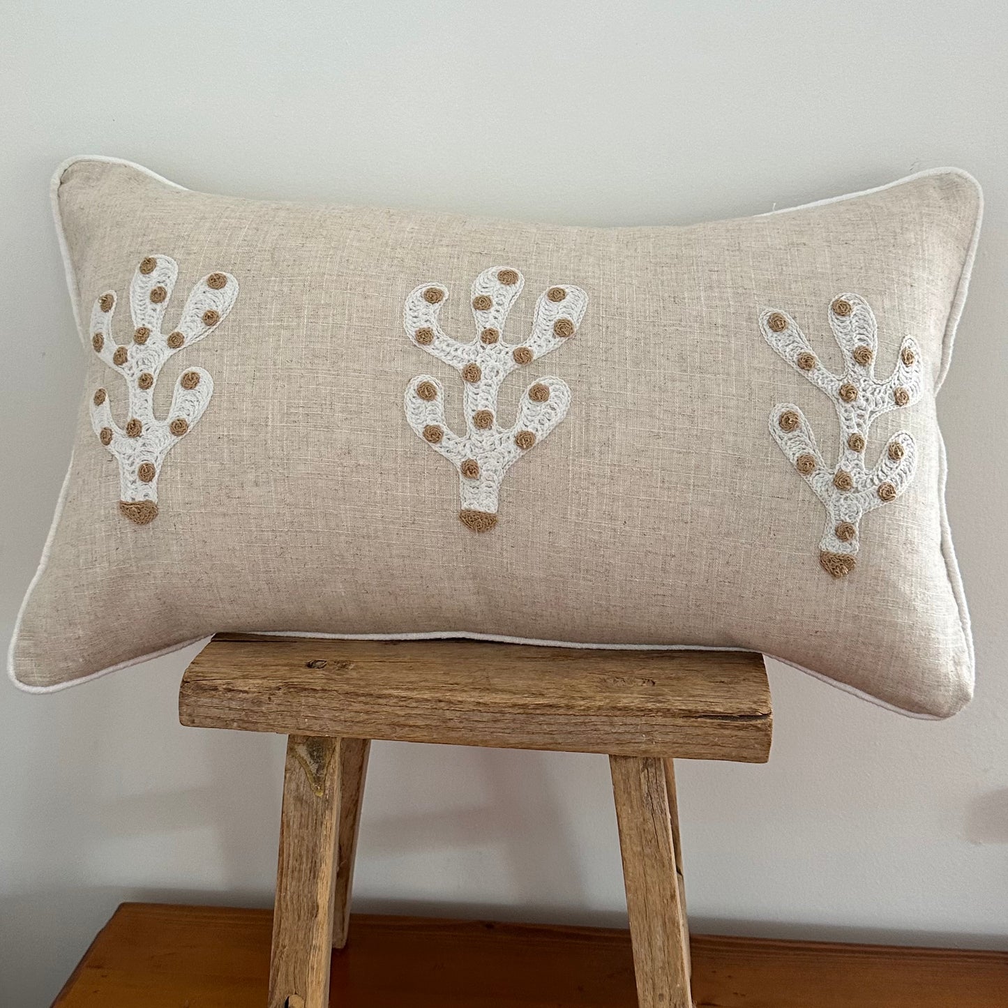 Arizona Boho Cactus Linen Cushion Cover | 2 SIZES | Re Stocked