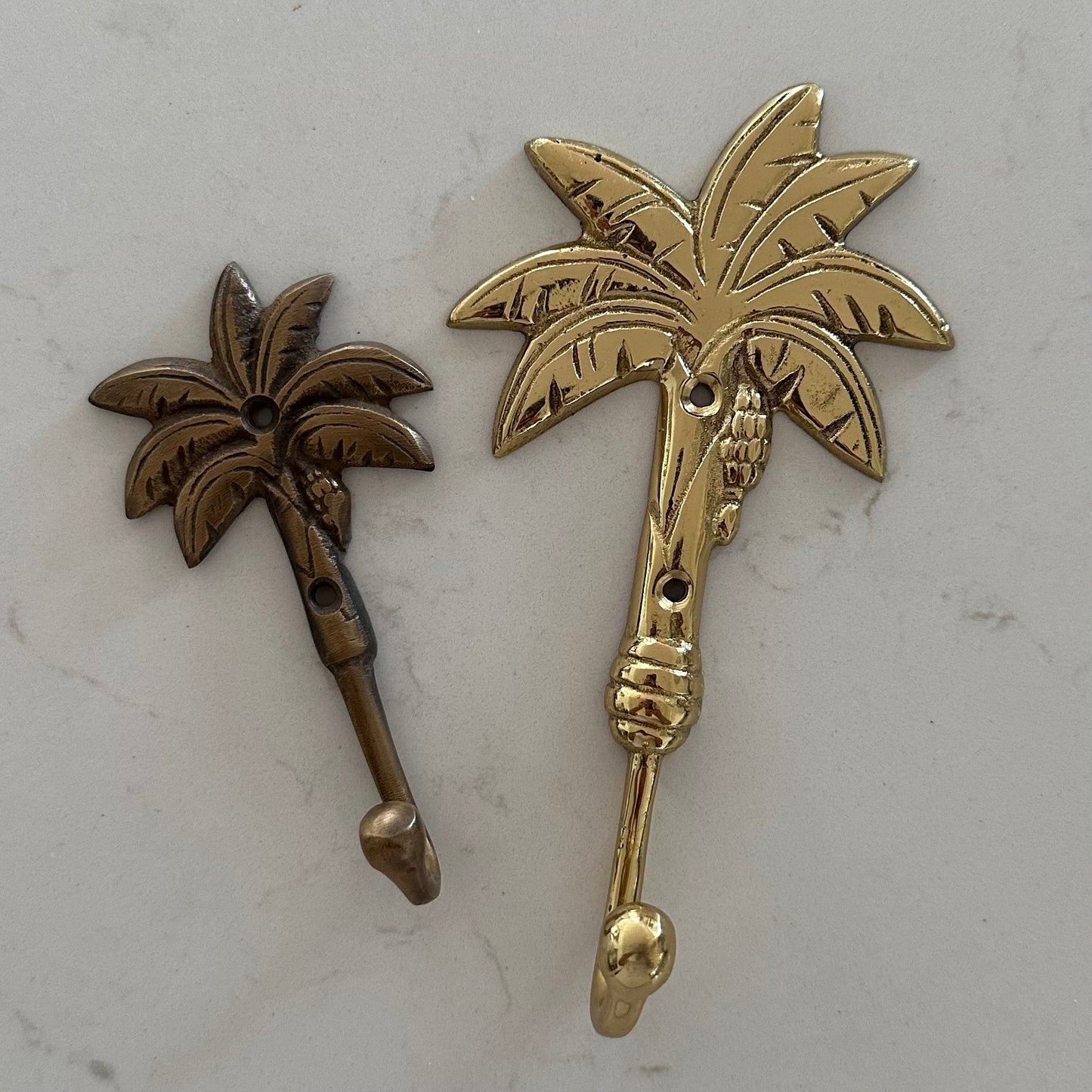 Banana Palm Brass Wall Hook | 2 Styles