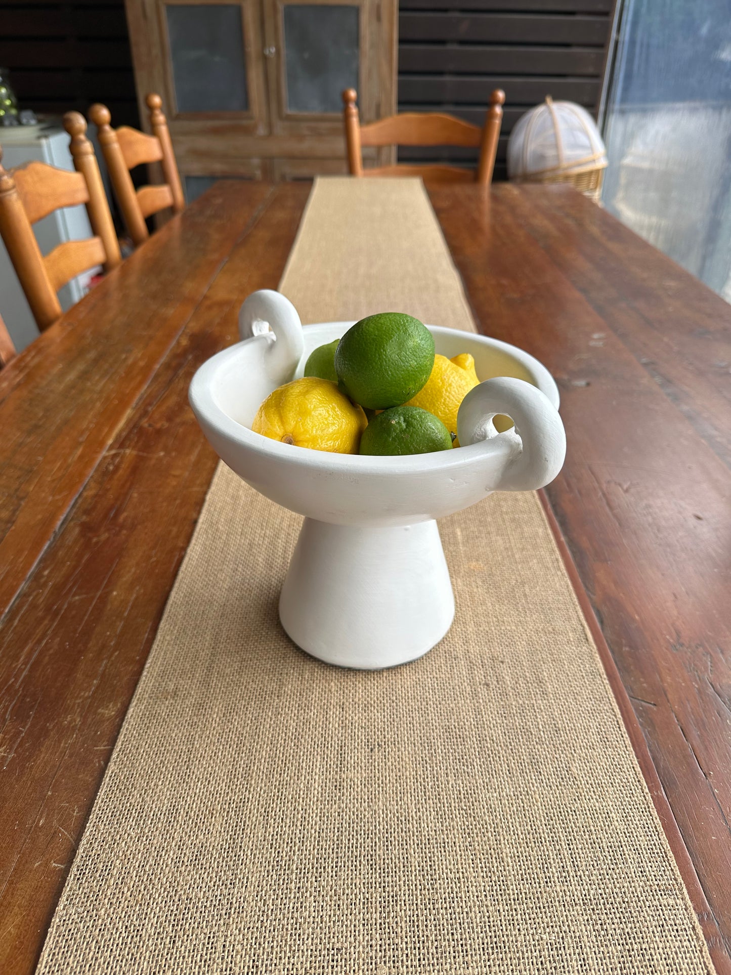 Jules Terracotta Bowl | Painted | White | Restocked