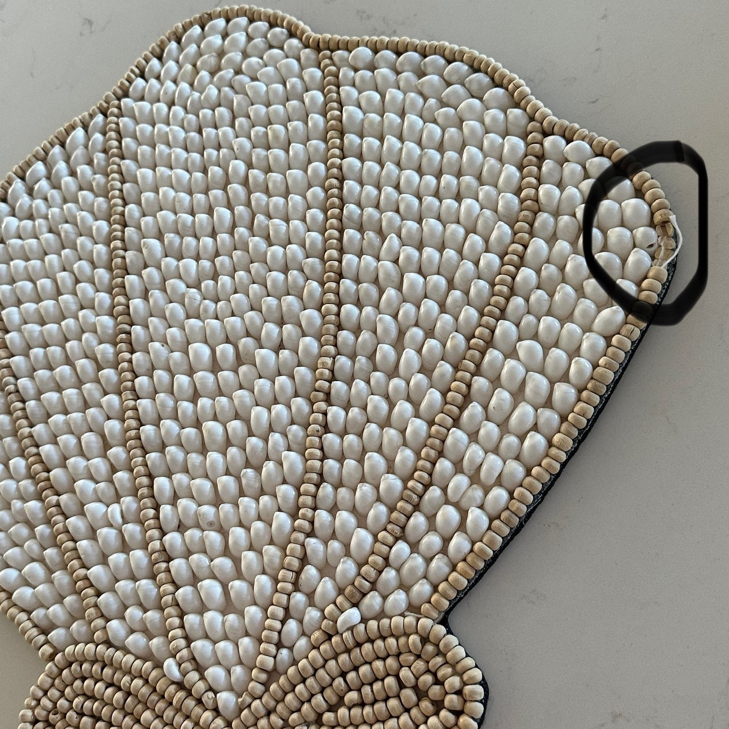 Moon Shells and Beads Clam Wall Hanging | SECOND/FAULTY