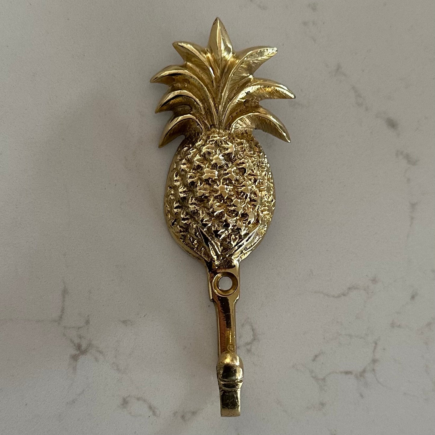 Classic Brass Wall Hook | Pineapple | GOLD
