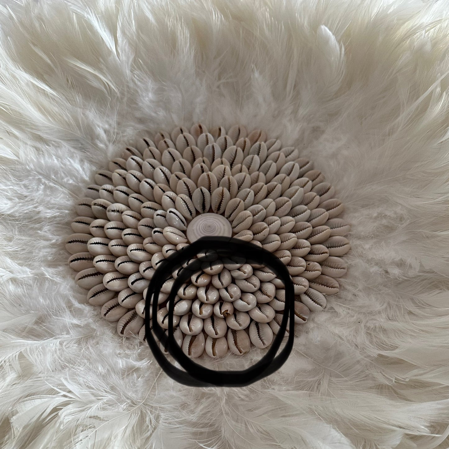 Boho Juju Hat | Fluffy | Cowrie | Natural | SECOND