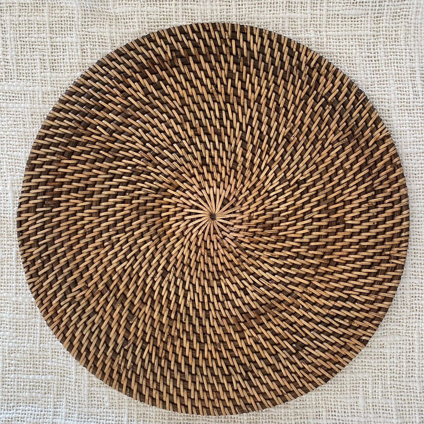Natural Rattan Placemat | 35cm | Chocolate| TOP SELLER