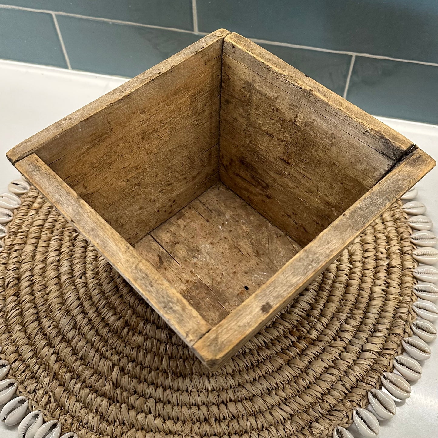 Vintage Timber Rice Measure | Large
