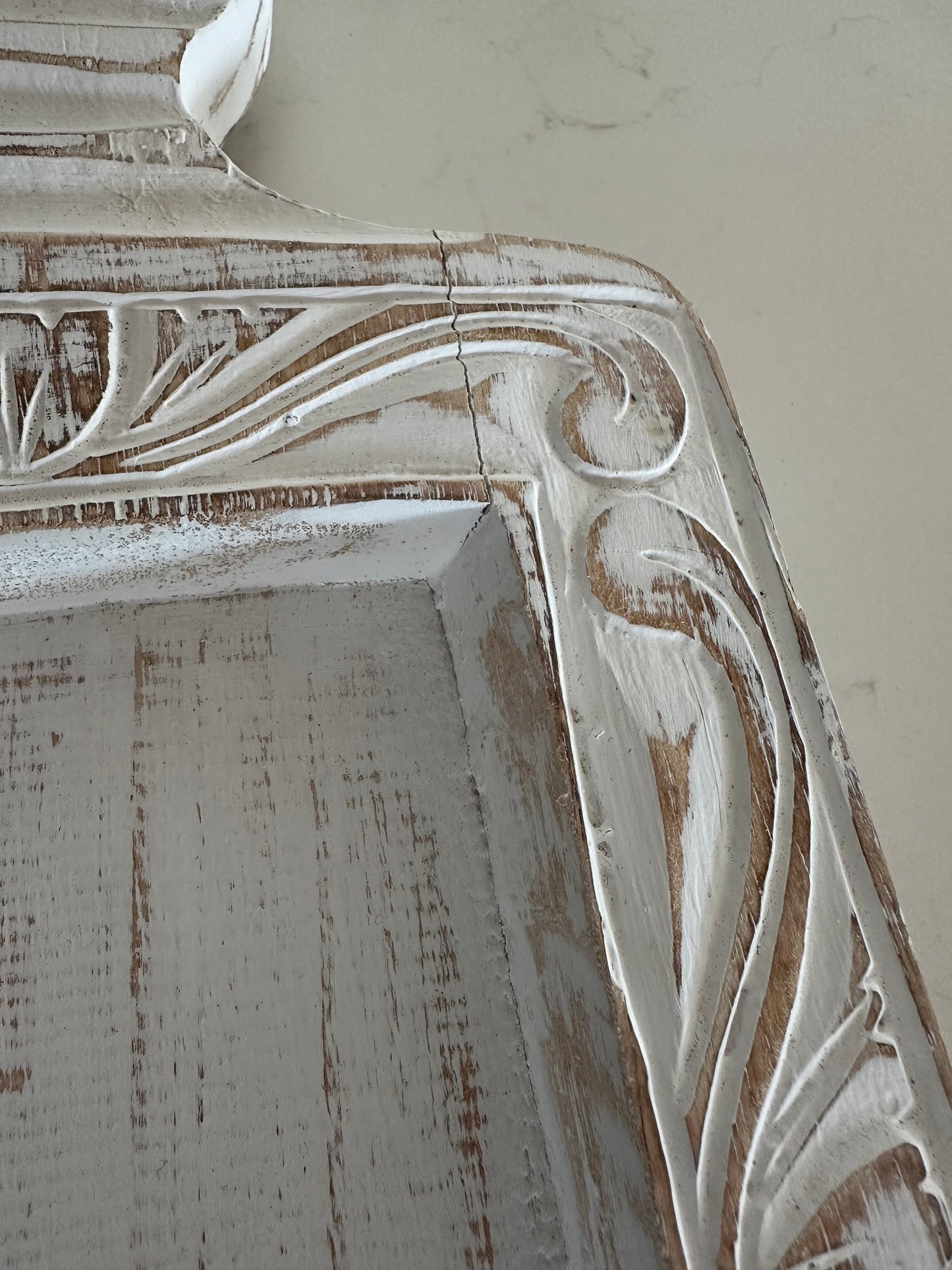 Whitewash Coastal Platter/Tray | Large | SECOND