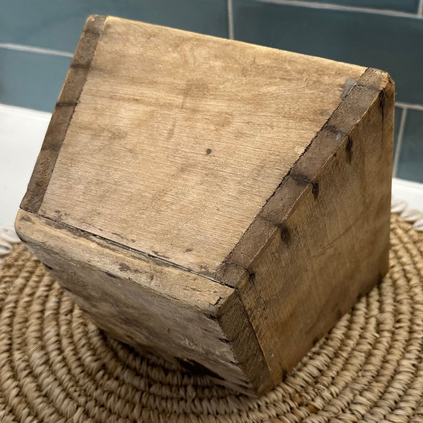 Vintage Timber Rice Measure | Large