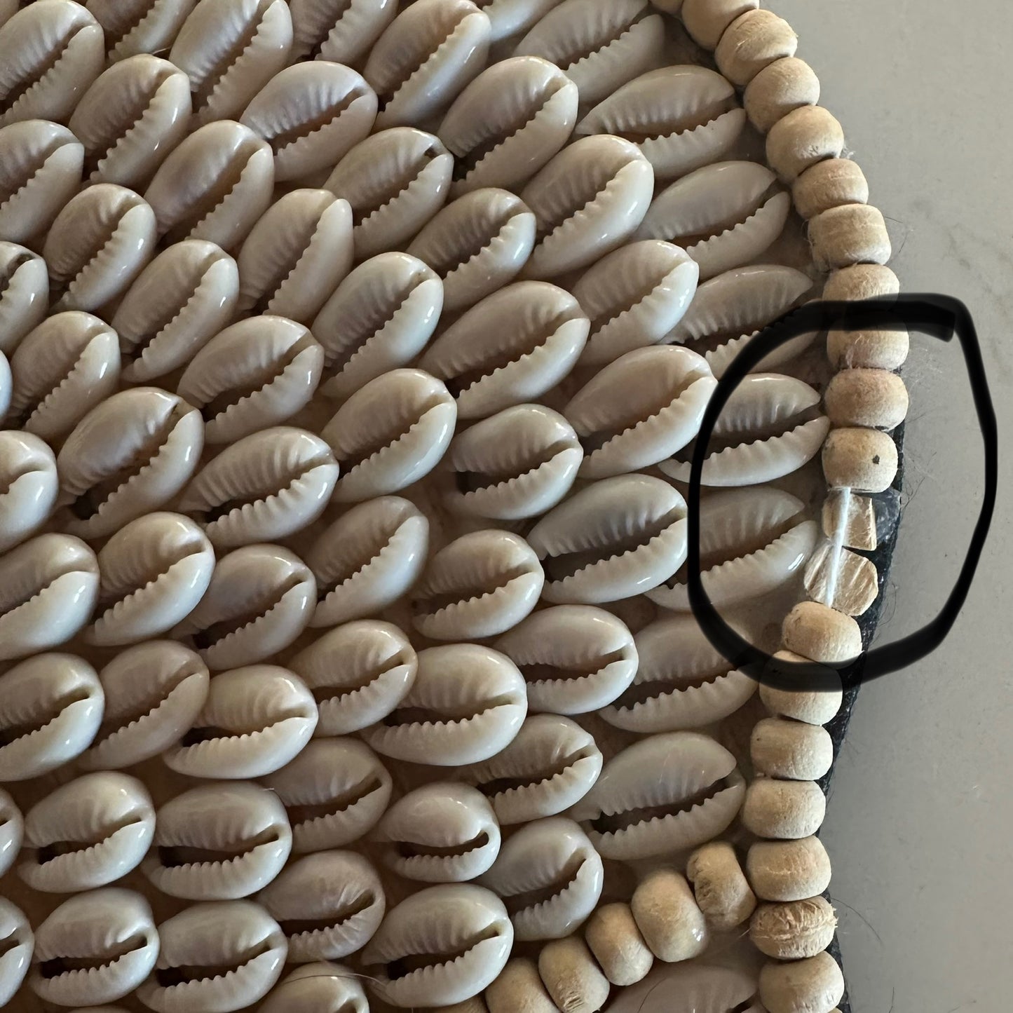 Cowrie Shells and Beads Clam Wall Hanging | SECOND/FAULTY