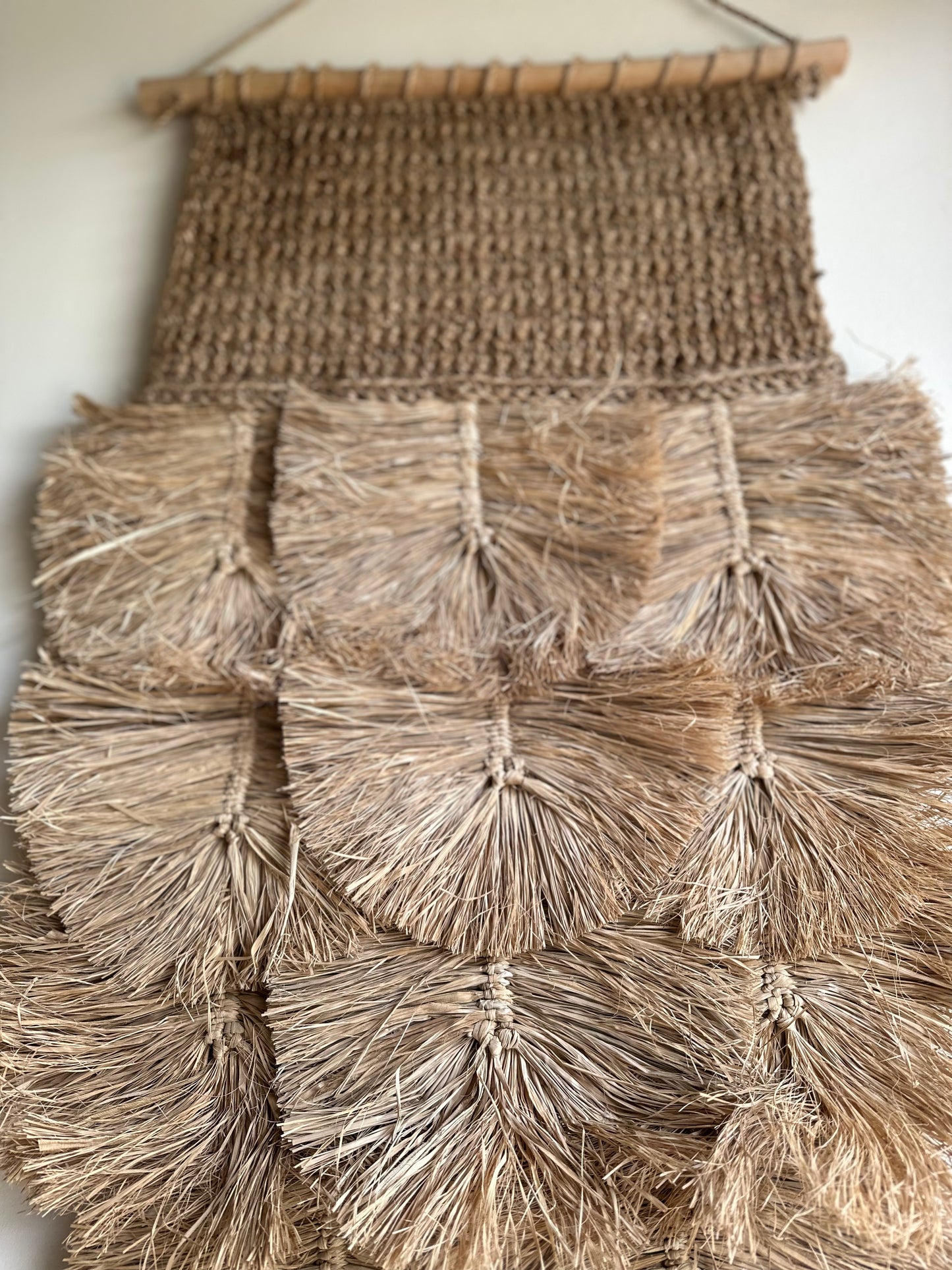 Ubud Natural Boho Wall Hanging | Leaf