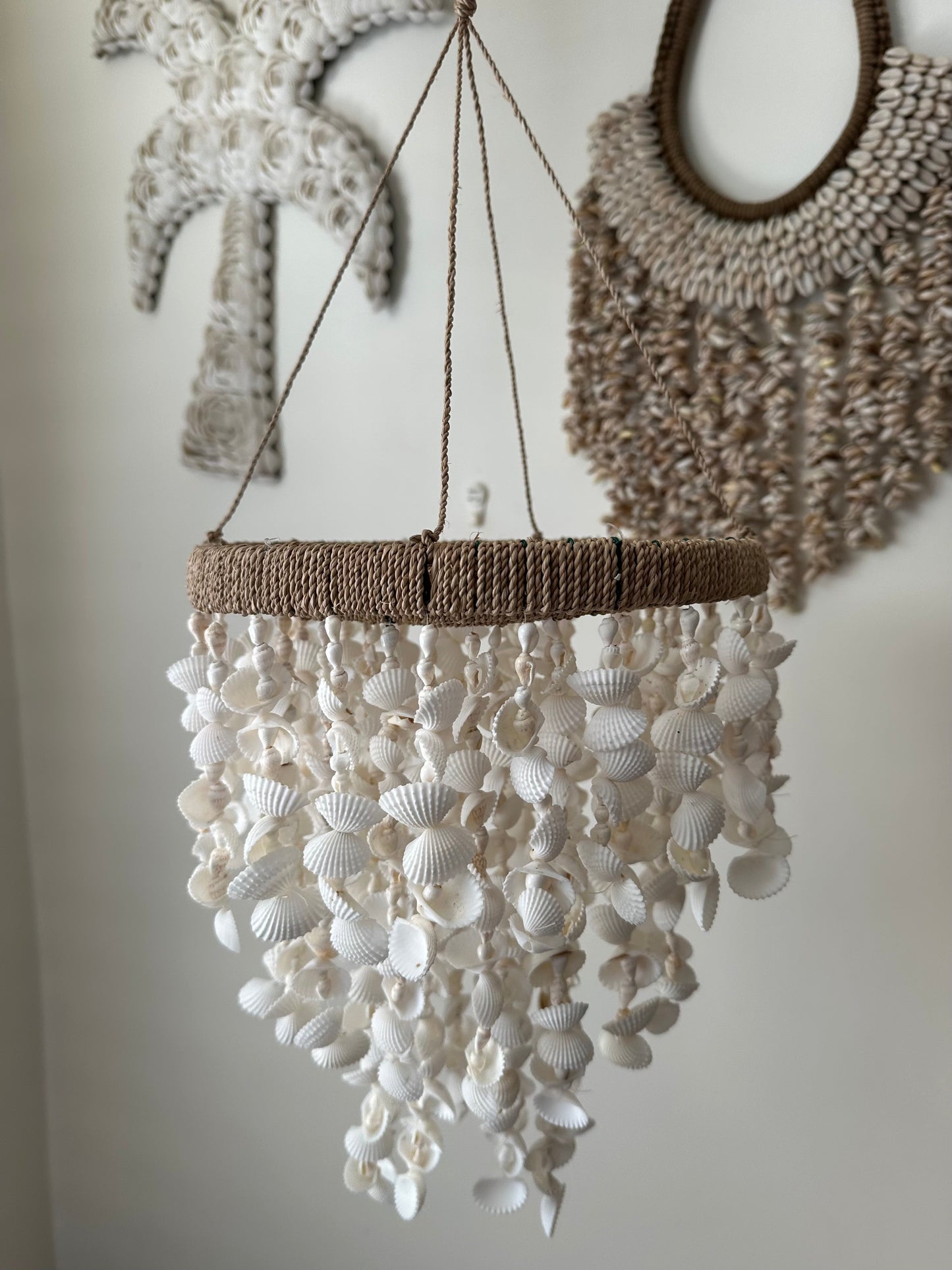Tradewinds BoHo Shells Wind Chime Chandelier | Hanging | Small | ONLY 1 LEFT