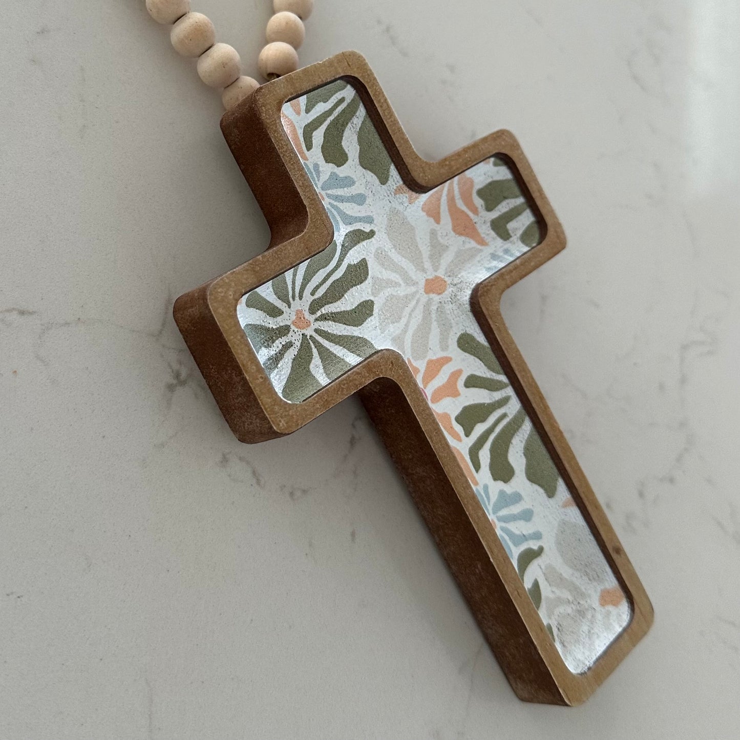 Boho Hanging Cross | Wooden | ONLY 1 LEFT