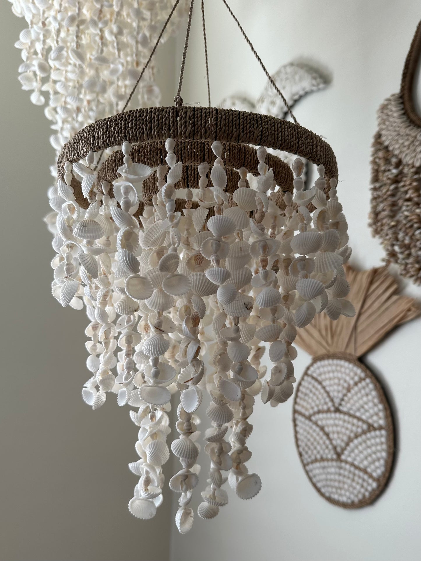 Tradewinds BoHo Shells Wind Chime Chandelier | Hanging | Small | ONLY 1 LEFT