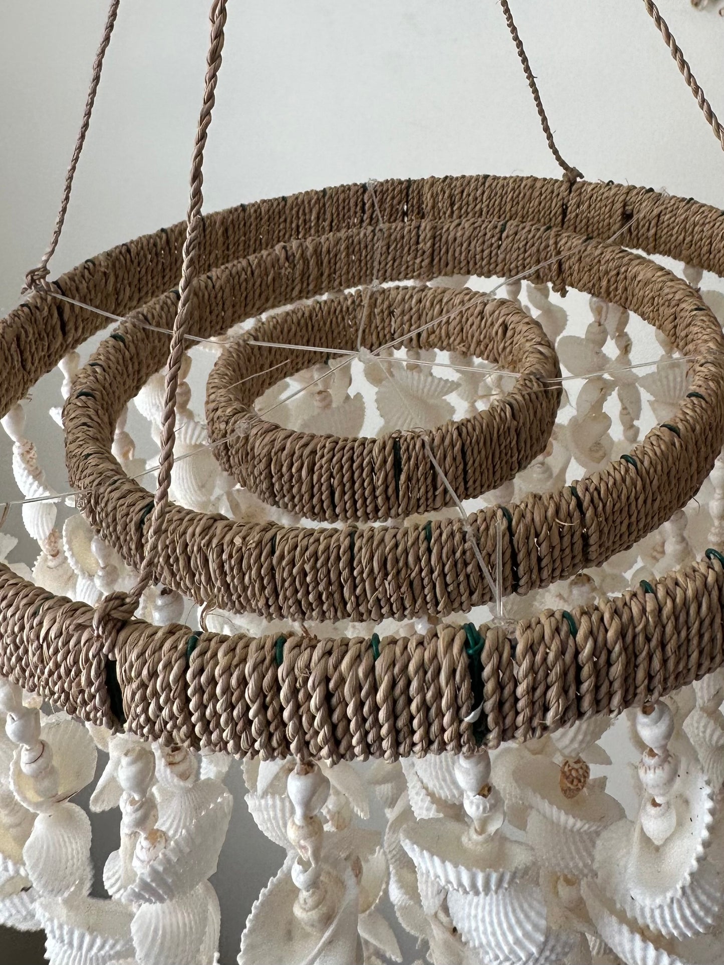 Tradewinds BoHo Shells Wind Chime Chandelier | Hanging | Small | ONLY 1 LEFT