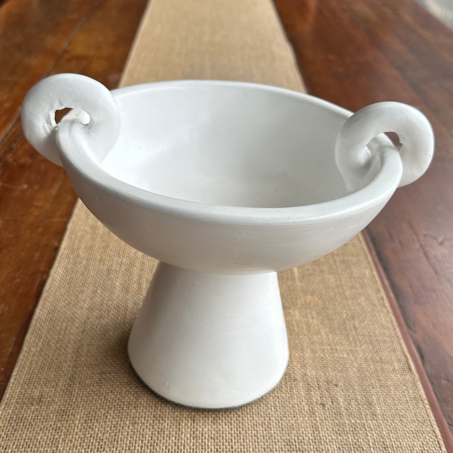 Jules Terracotta Bowl | Painted | White | Restocked