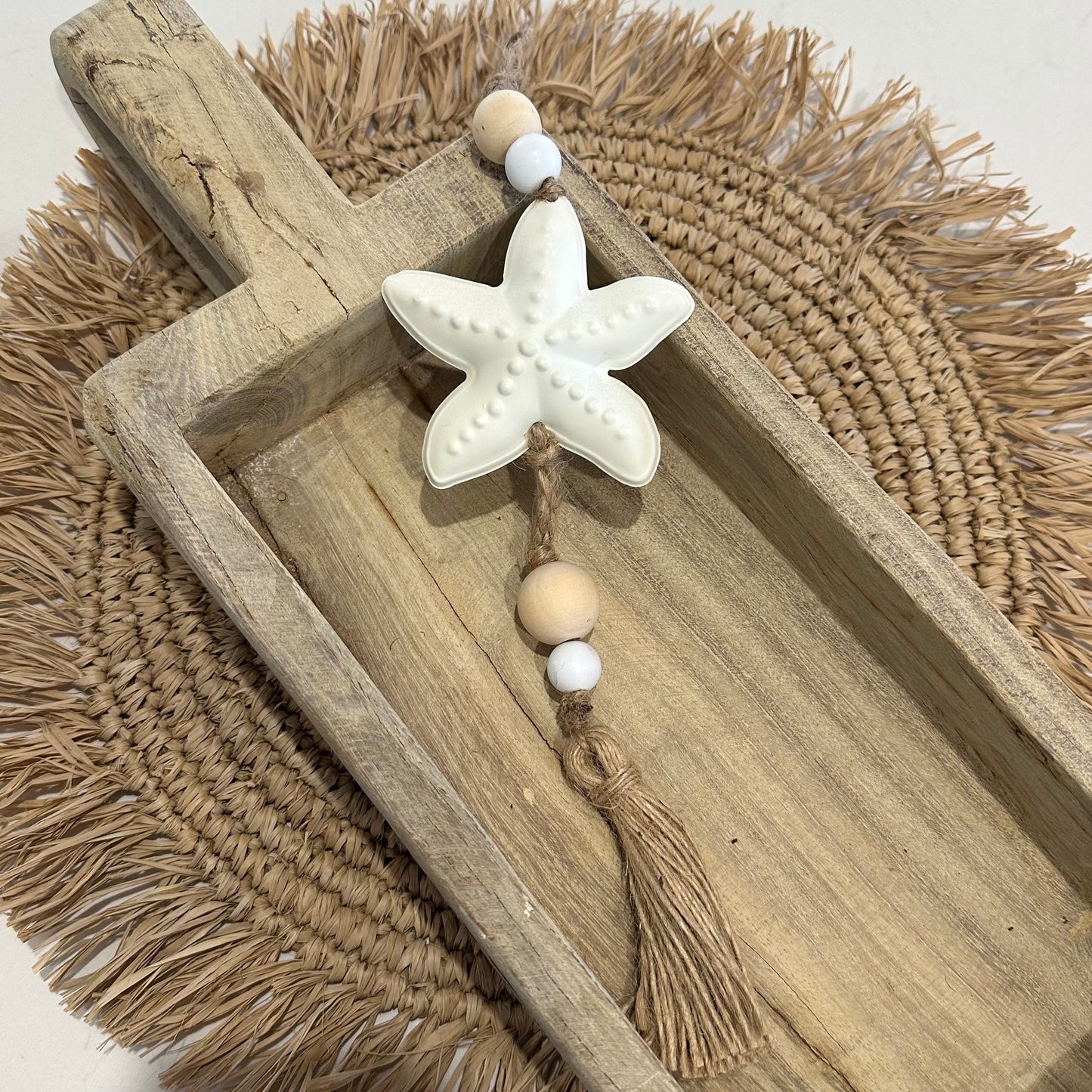 Beachie Hanging Starfish Tassel