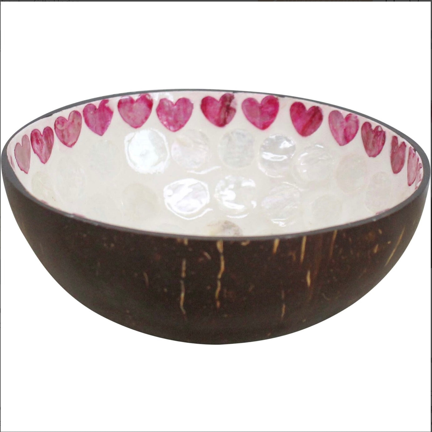 Capiz Coconut Bowl + Inlay | PINK Bunny | Just Arrived