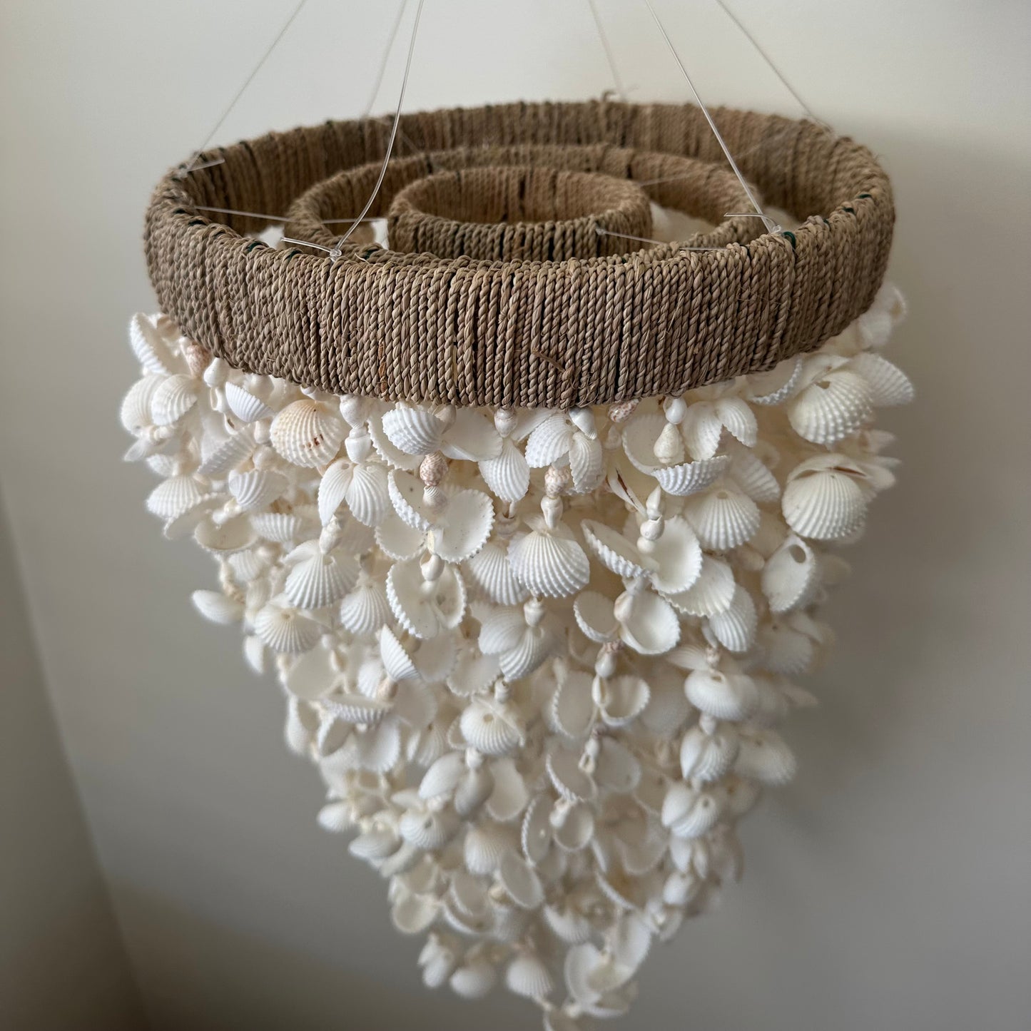 Tradewinds BoHo Shells Wind Chime Chandelier | Hanging | Medium