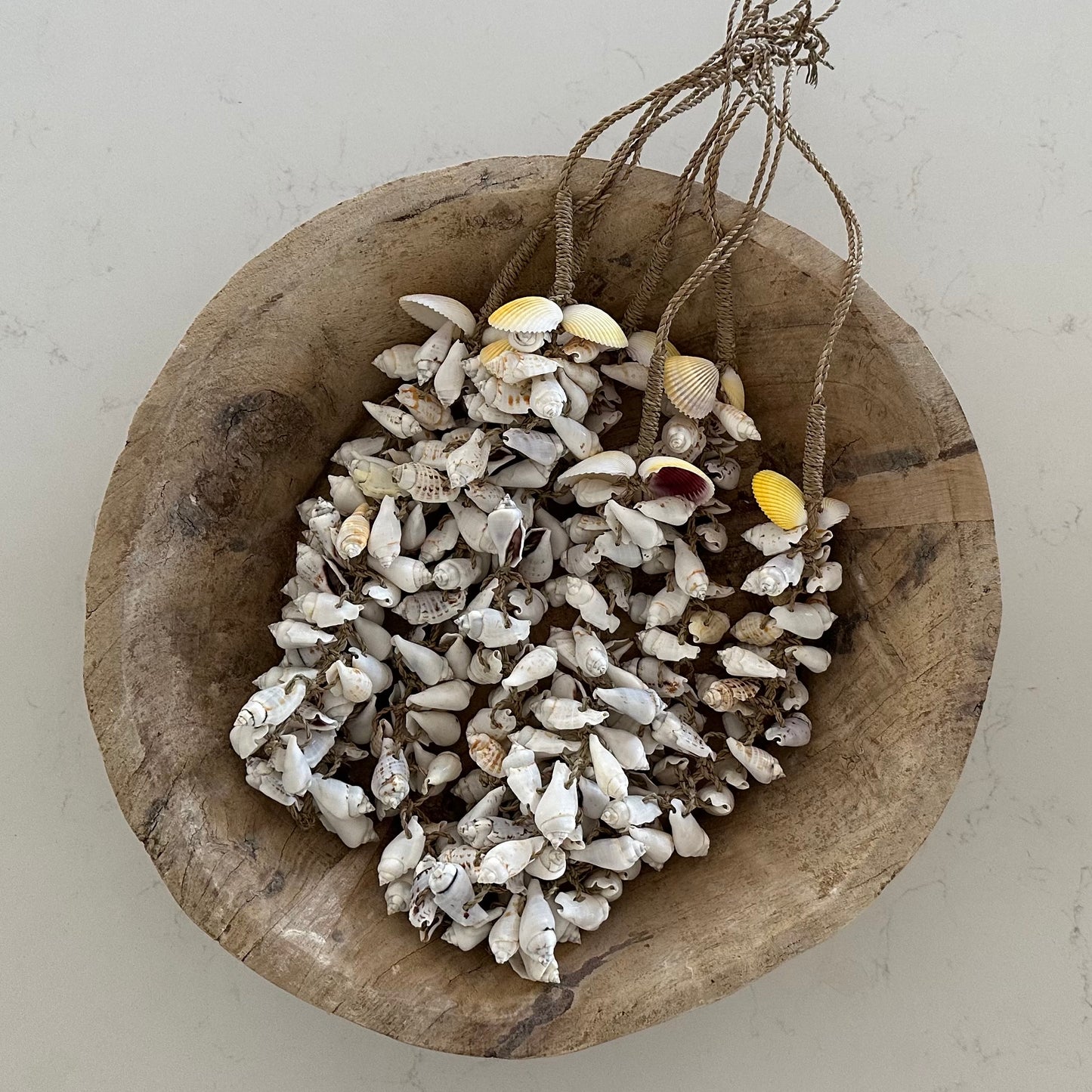 Sandy Shell & Seagrass Tassel | Curtain Tie Back | 58cm