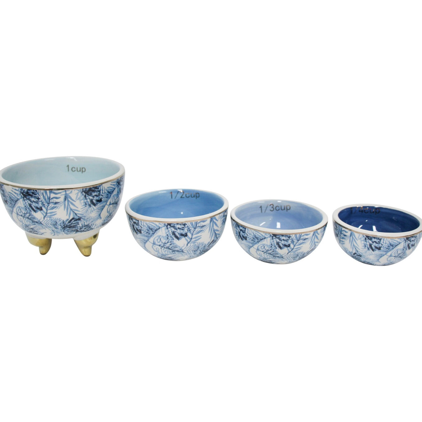 Measuring Cups Island Blue | Porcelain | Set of 4 | JUST ARRIVED