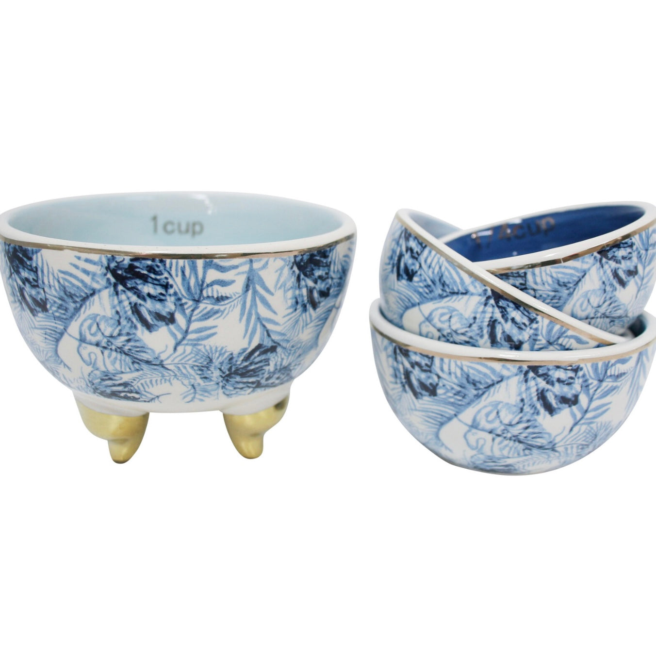 Measuring Cups Island Blue | Porcelain | Set of 4 | JUST ARRIVED