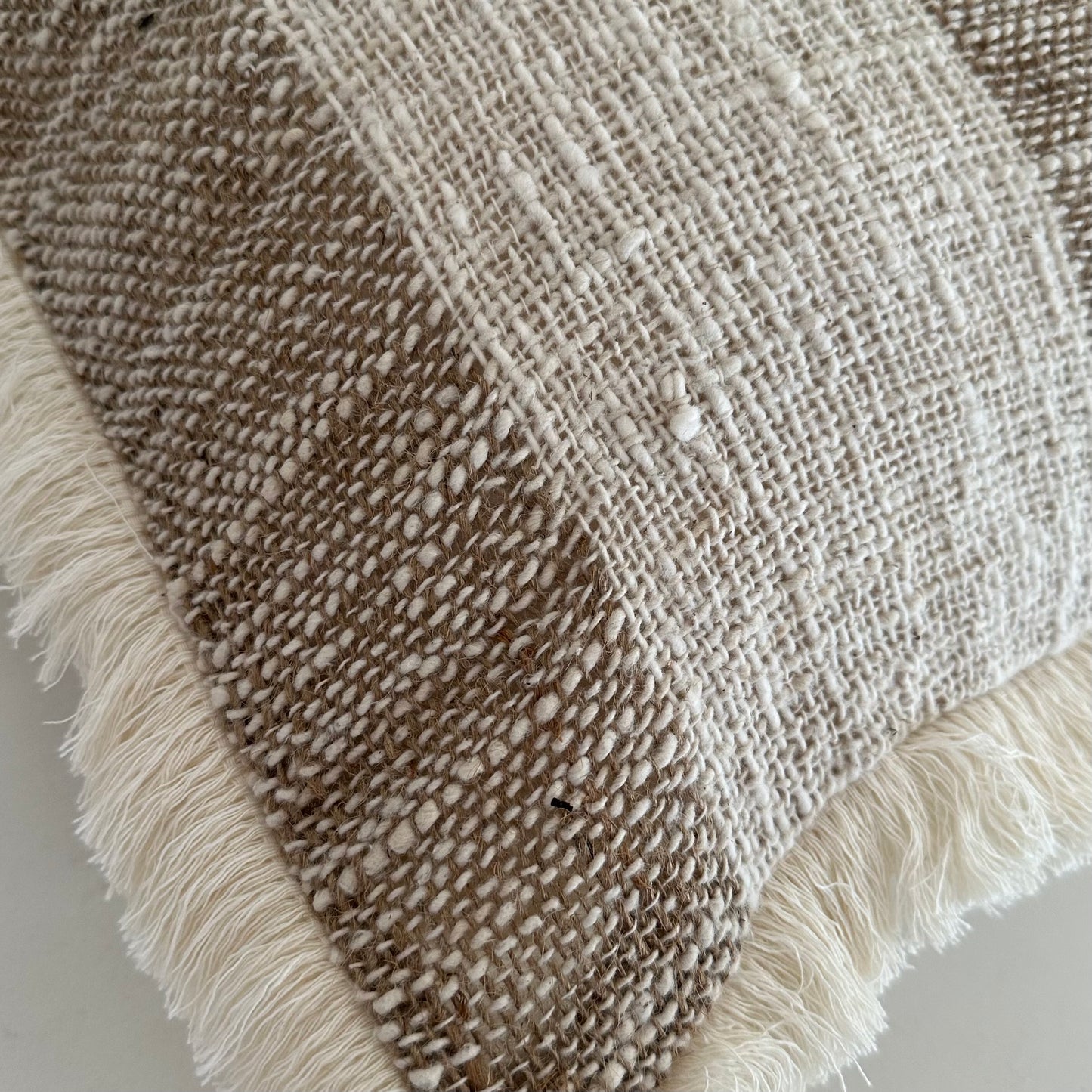 Cotton Slub Cushion Cover | Stripe | 50 x 50cm