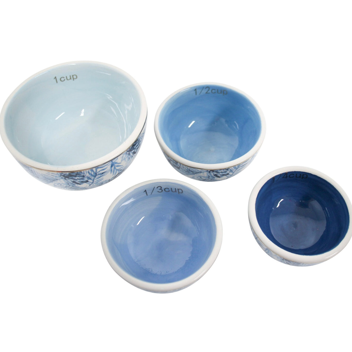 Measuring Cups Island Blue | Porcelain | Set of 4 | JUST ARRIVED