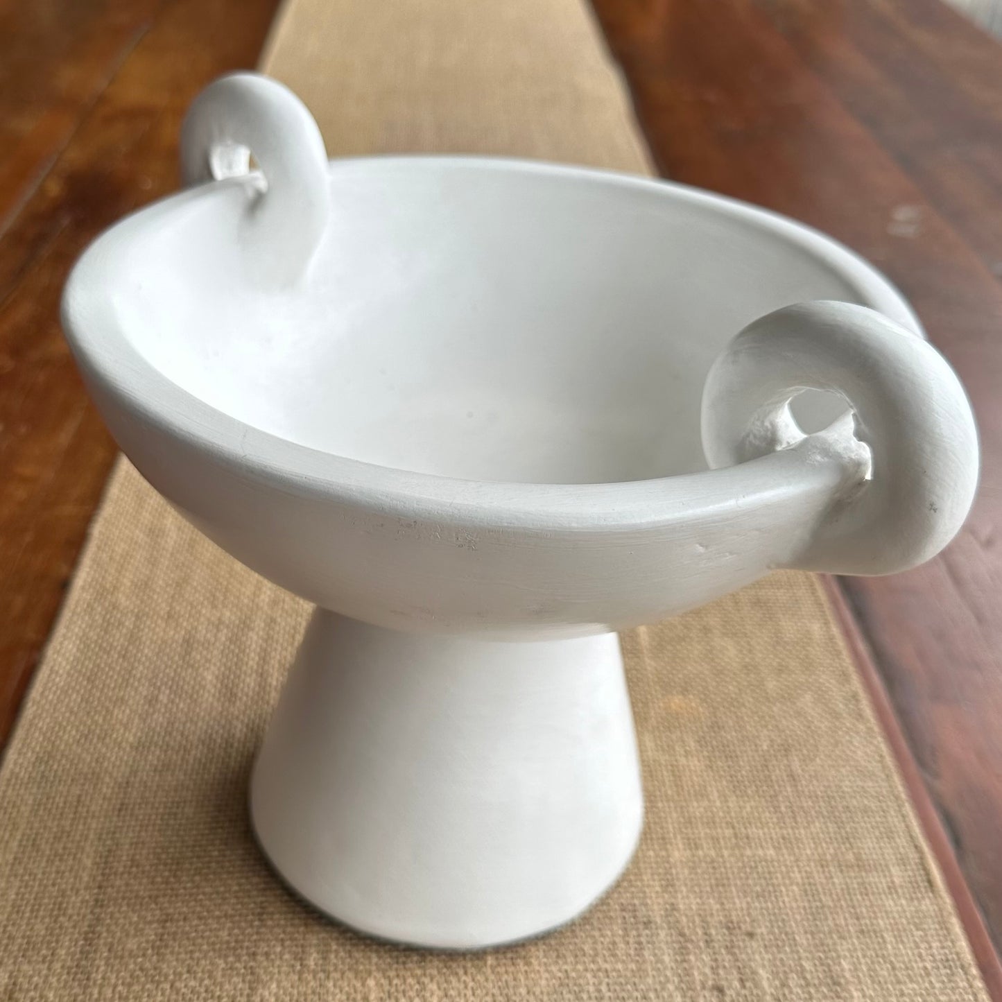 Jules Terracotta Bowl | Painted | White | Restocked