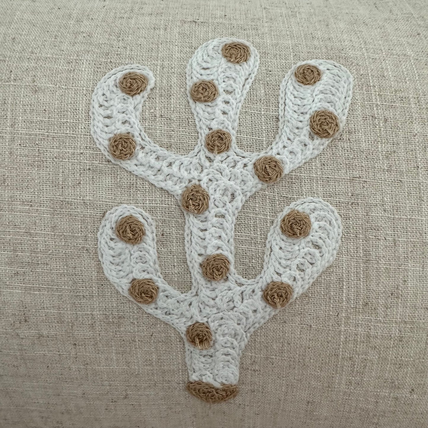 Arizona Boho Cactus Linen Cushion Cover | 2 SIZES | Re Stocked