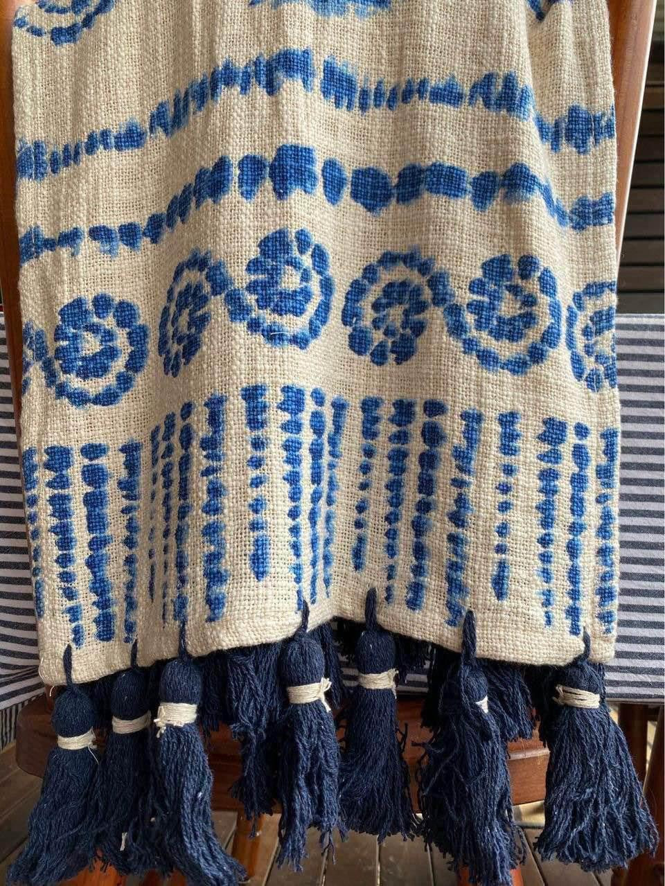Slub Cotton Table Runner | TASSELS | ONLY 2 LEFT