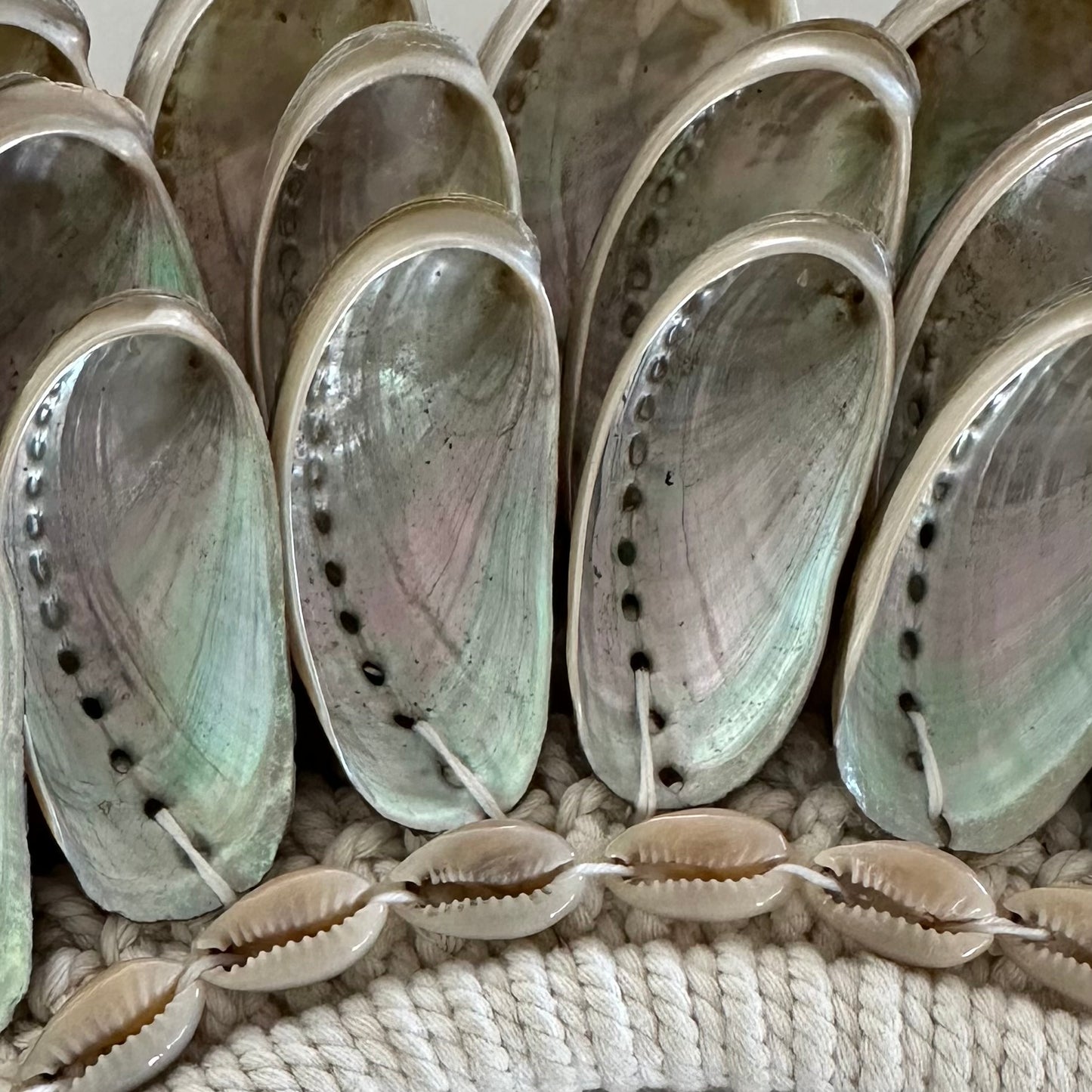 BoHo Mother of Pearl Shell Wall Hanging | Decor | NEW ARRIVAL