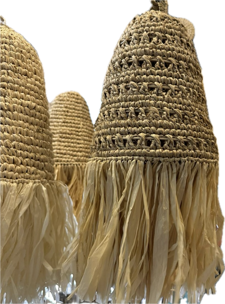 BoHo Seagrass Pendant | Fringe | Small | NEW ARRIVAL