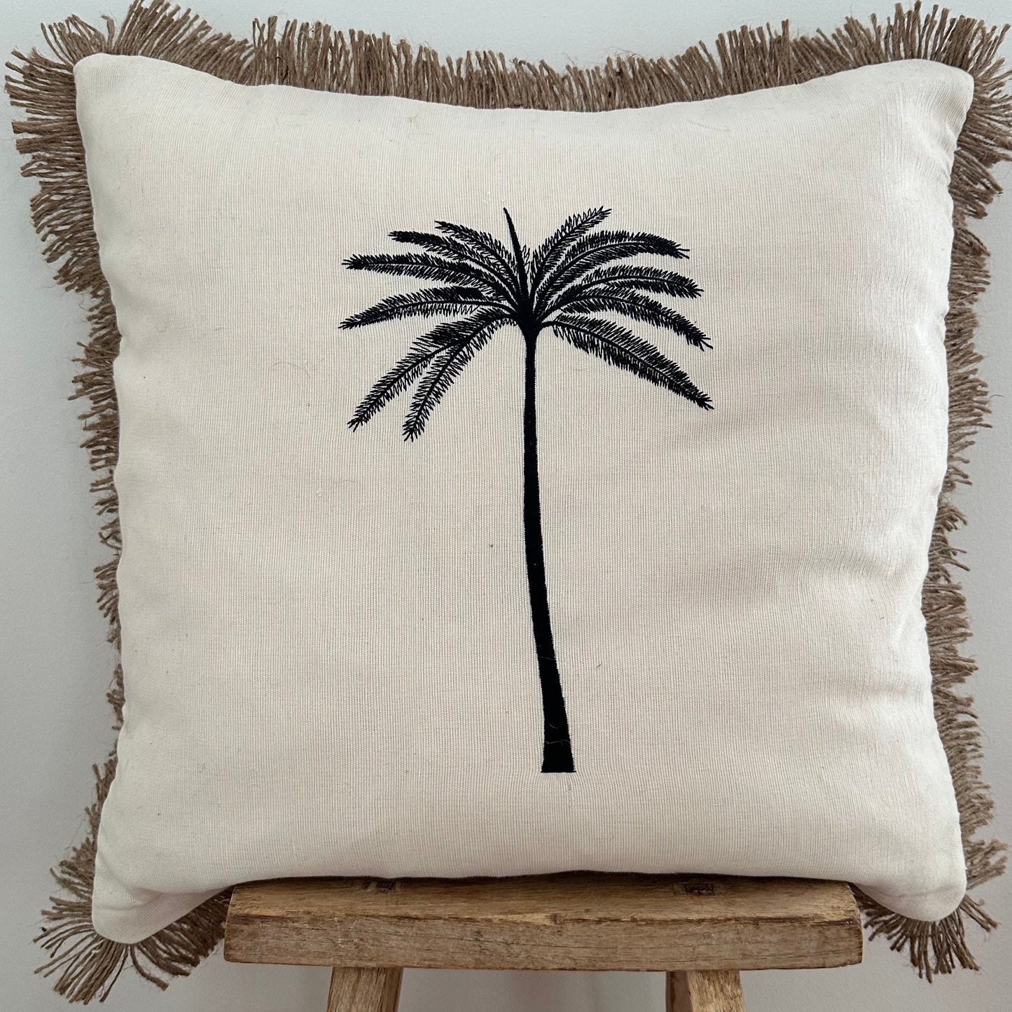 Amalfi Cushion Cover | PALM | 45cm | Only WHITE available