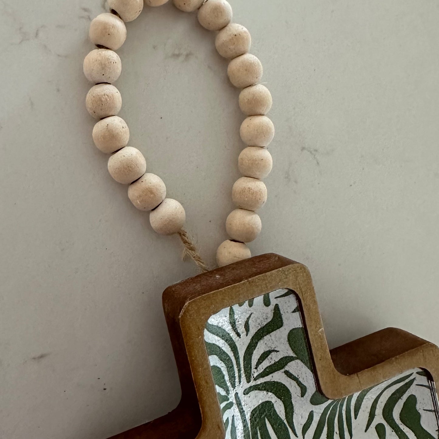 Matisse Boho Hanging Cross | Wooden | SECOND | ONLY 1 AVAILABLE