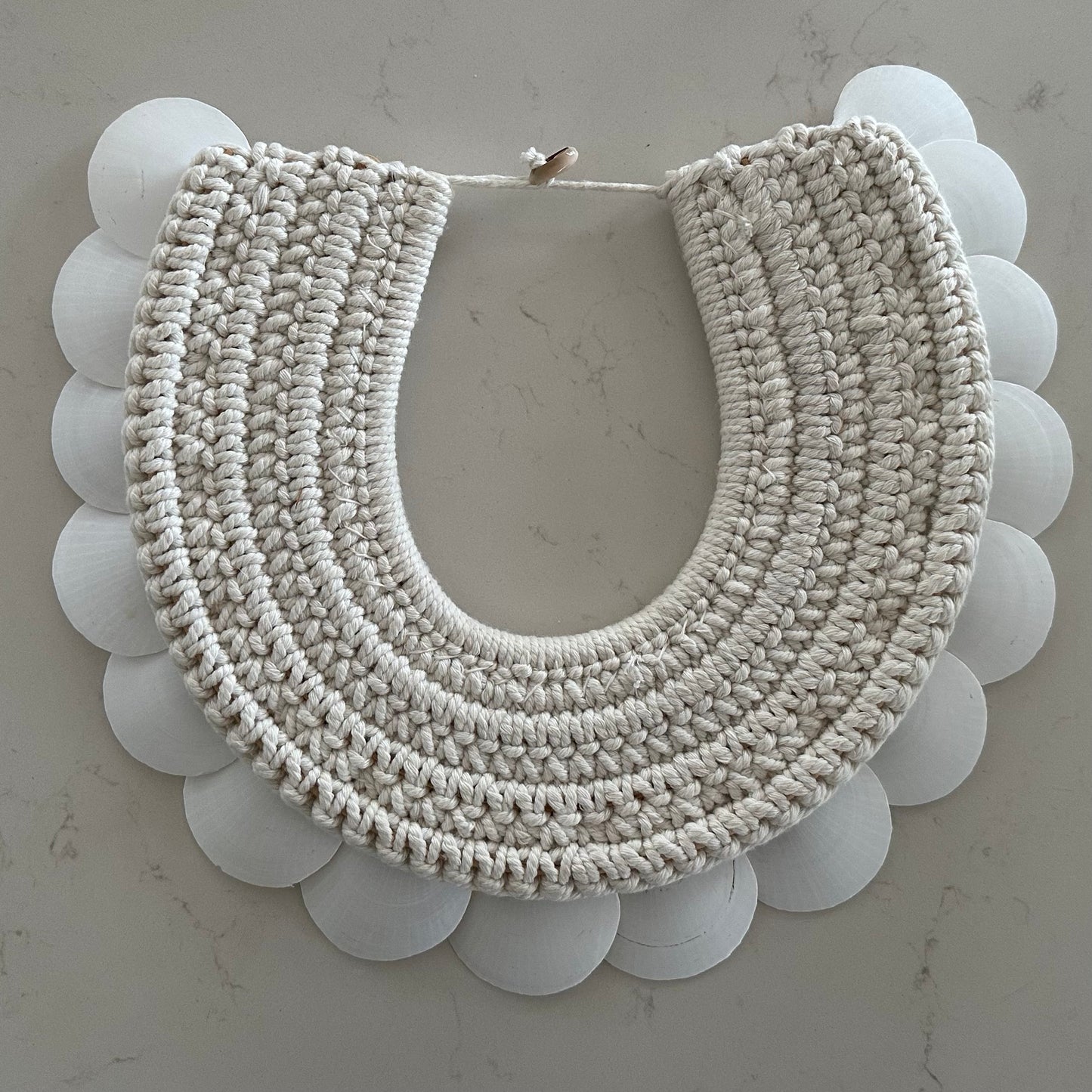 BoHo Papua Macrame Cowrie Shell | Hanging