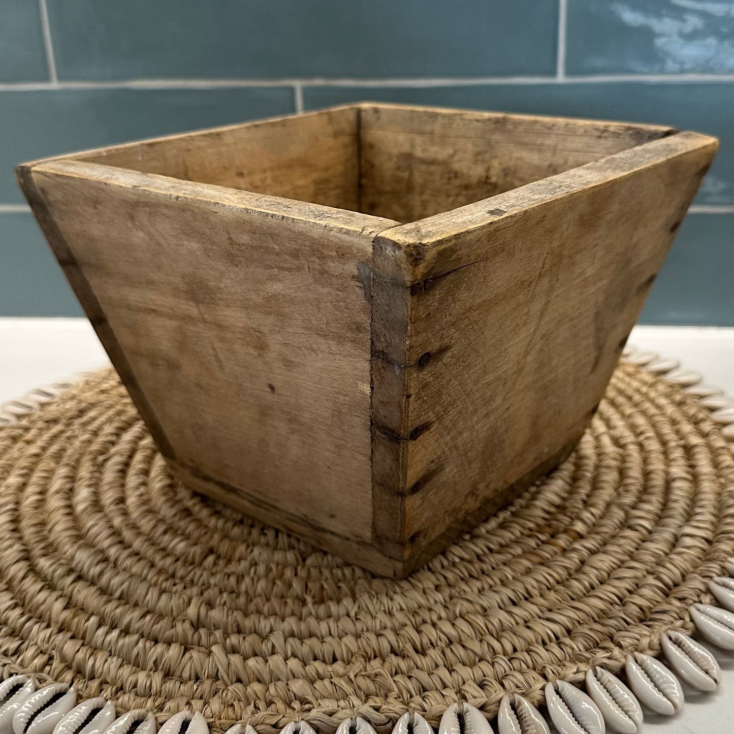 Vintage Timber Rice Measure | Large