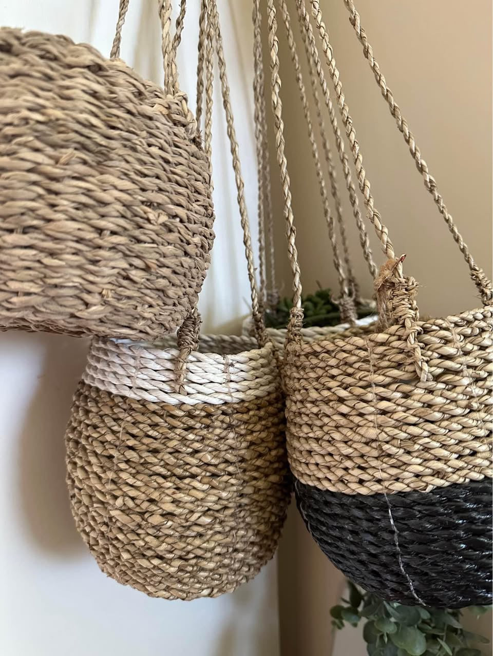 Natural Seagrass Hanging Pot/Basket