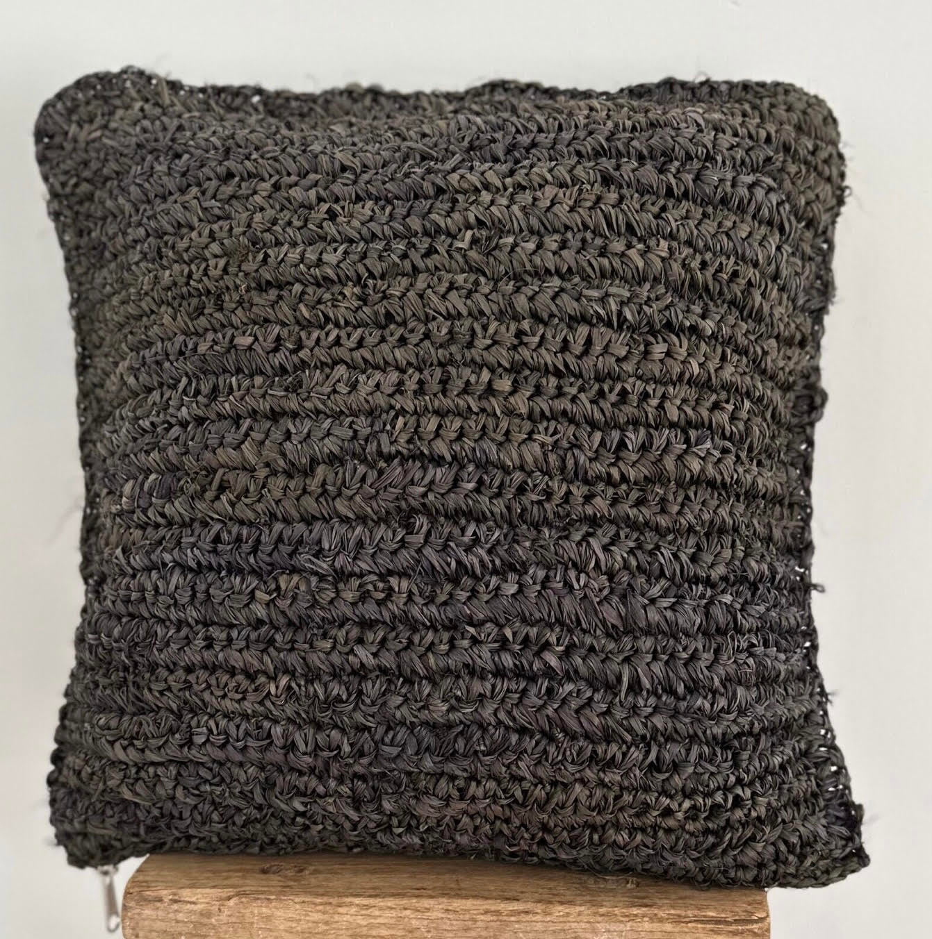 Raffia Cushion Cover | Natural OR Black