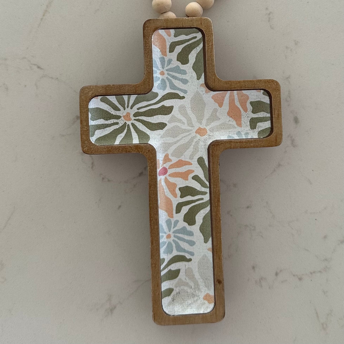 Boho Hanging Cross | Wooden | ONLY 1 LEFT