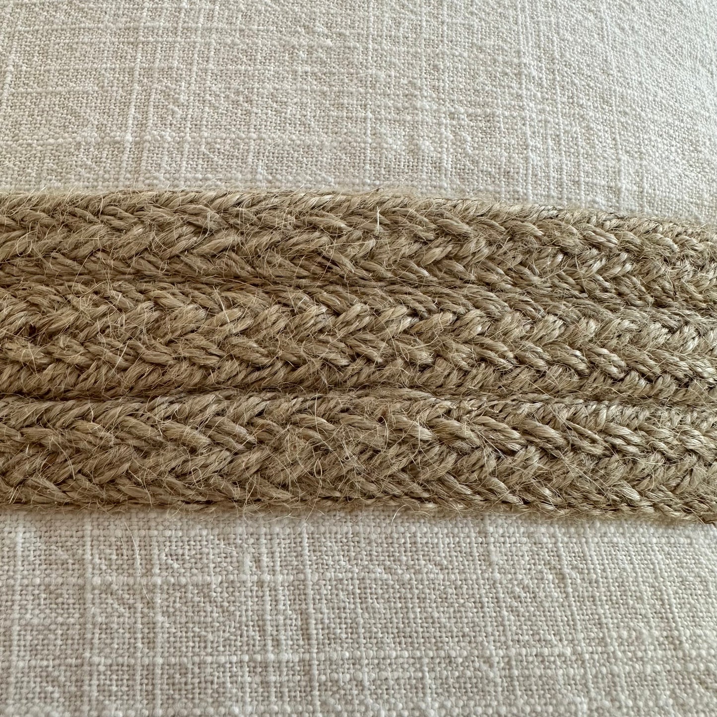 Beaches Coastal Linen Cushion Cover | Ivory | Jute | 2 Styles