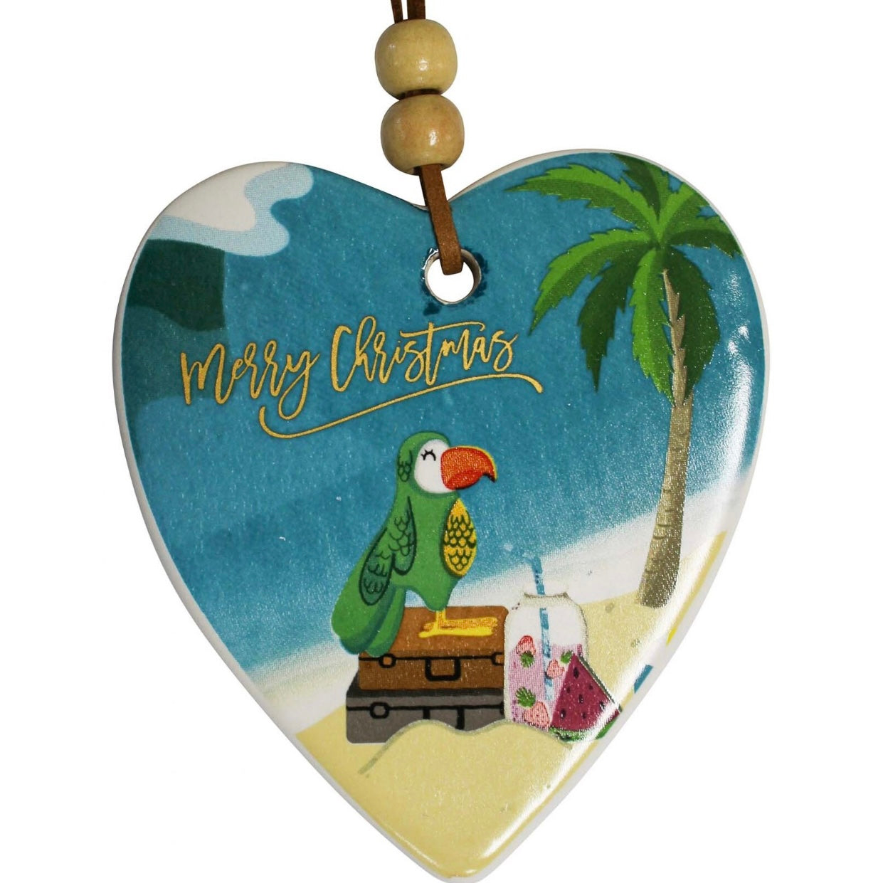 Tropical Cracker Hanging | Christmas Heart