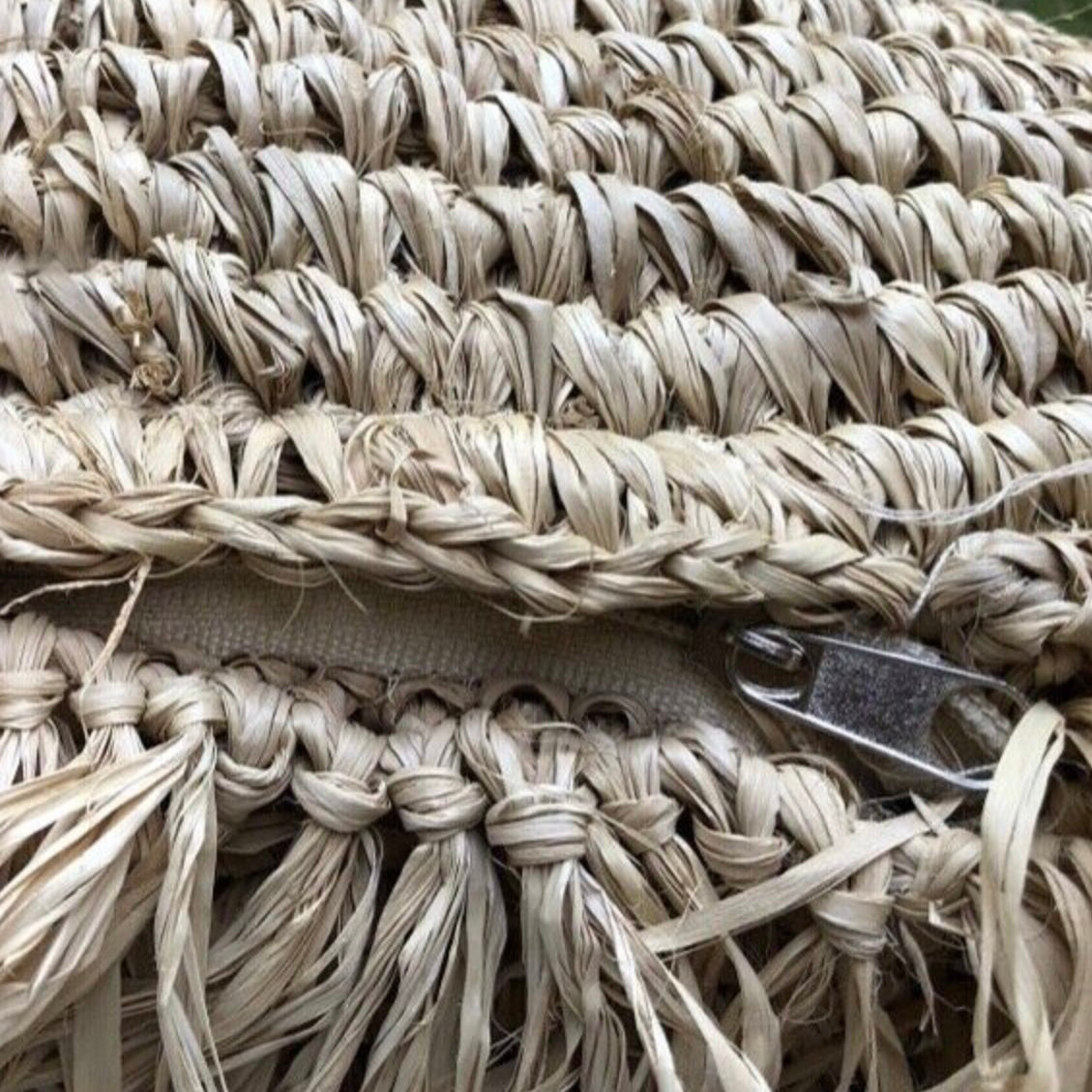 Tahiti Raffia Scatter Cushion Cover with Fringe | Natural | 6 Styles