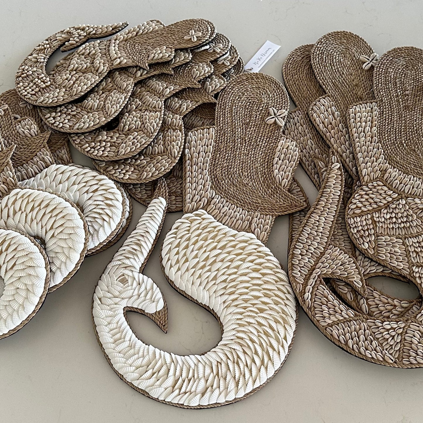 Boho Little Mermaid | Shell | Wall Hanging | 30cm | RE STOCKED