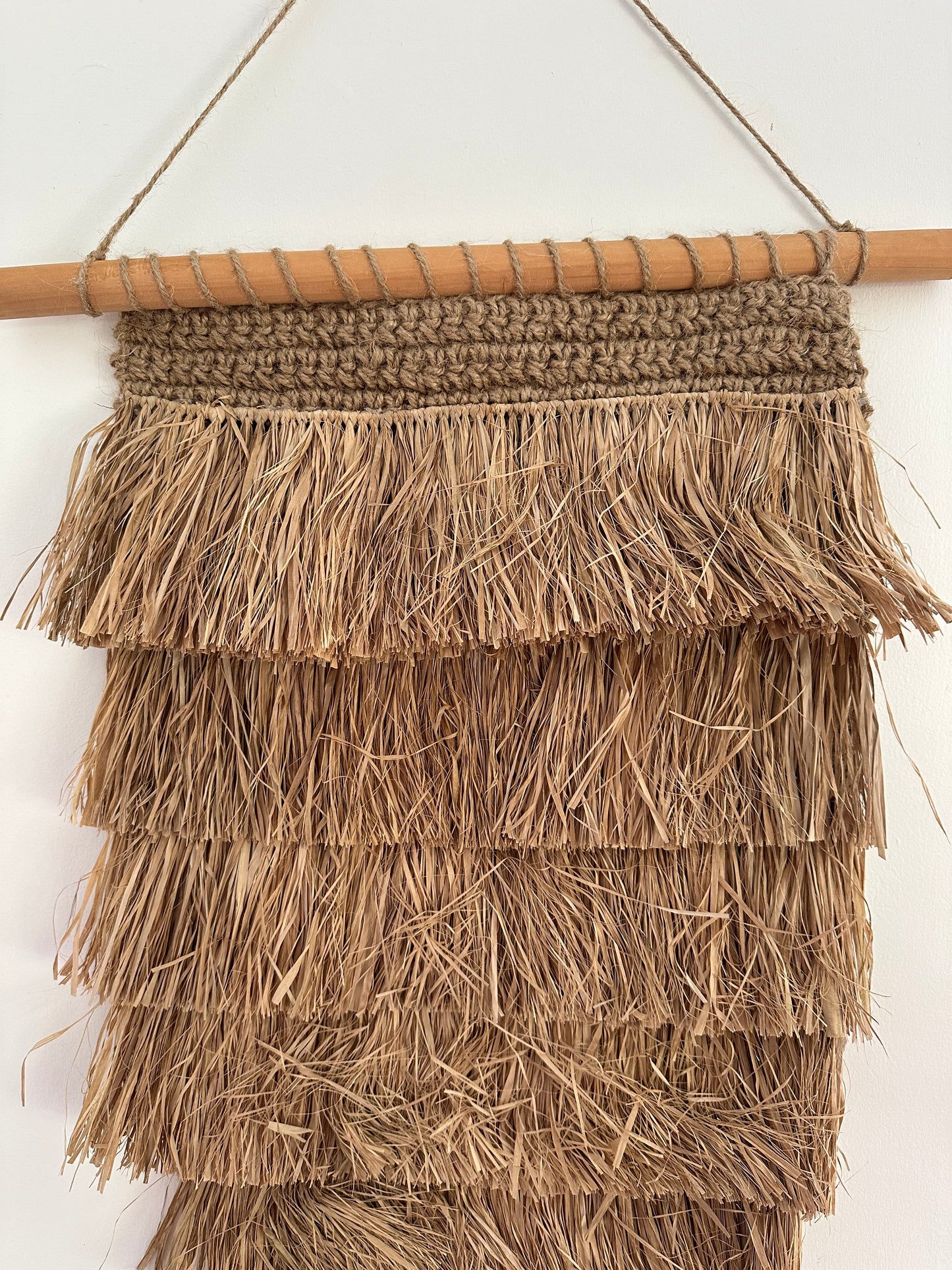 Ubud Natural Boho Wall Hanging | Fringe