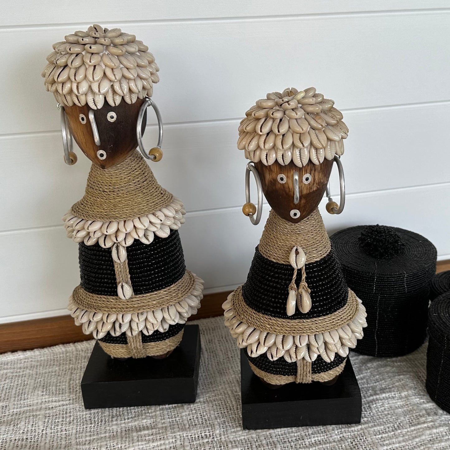 Ndamji Doll | Wood Beads Shell